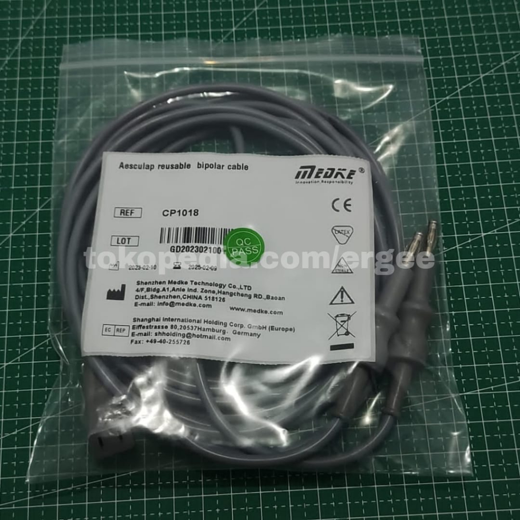 Kabel Aesculap Bipolar / Aesculap Reusable Bipolar Cable /2Pin CP1018