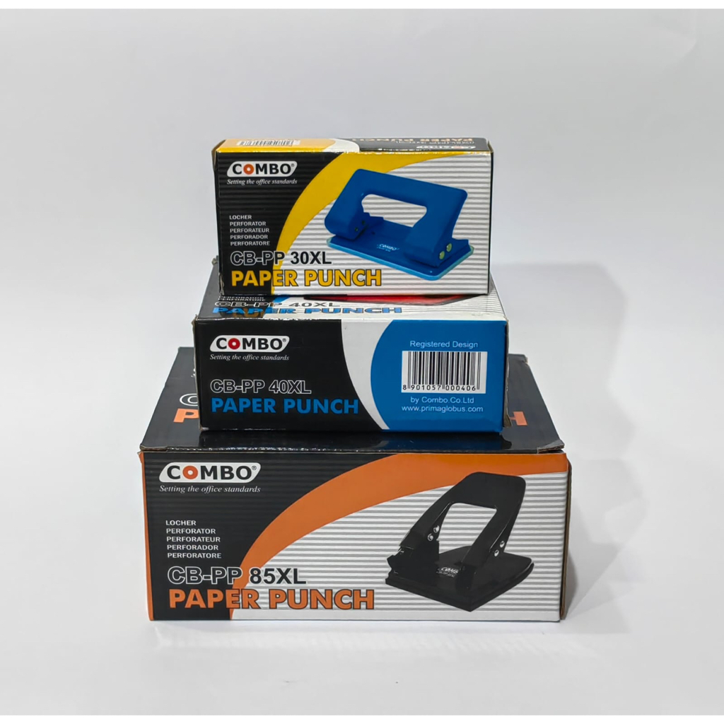 

Pembolong / Pelubang Kertas / Paper Punch Combo CB-PP 30XL / 40XL / 85XL