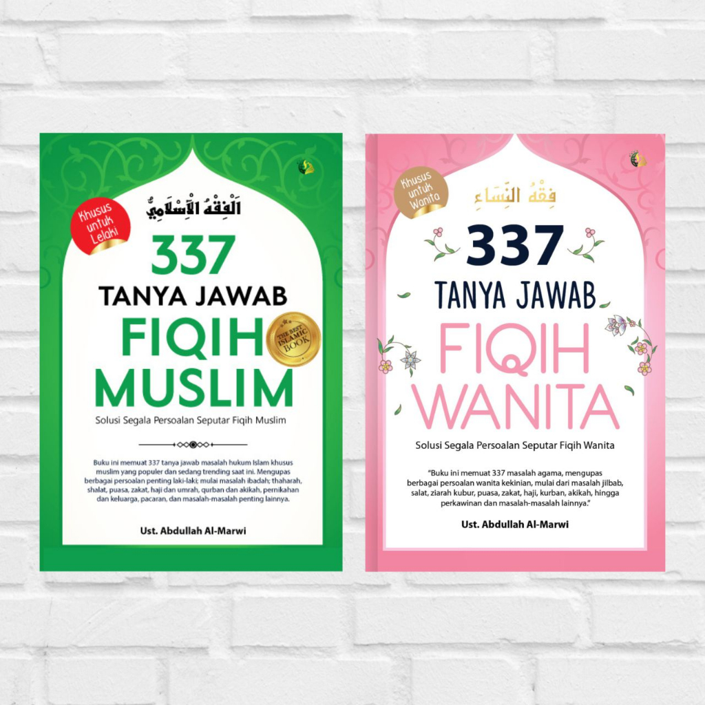 Buku 337 Tanya Jawab Fiqih Muslim & 337 Tanya Jawab Fiqih Wanita