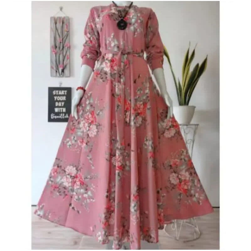 GAMIS MONALISA BUNGA SAKURA BEST SELLER DAN MODEL TERBARU