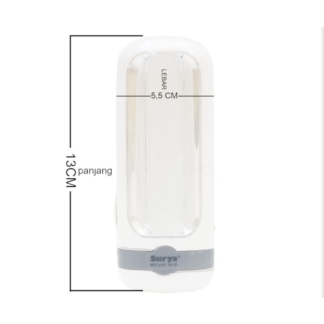 Lampu Emergency SURYA  SYT L101 / Lampu Cas SURYA / Senter Cas Surya