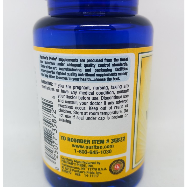 Puritan's Pride Vitamin D3 250 mcg 10,000 IU 100 sg Mega Potency