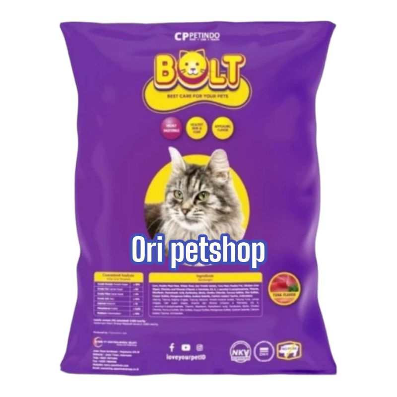 Makanan Kucing Bolt Cat Food 800gr All Varian