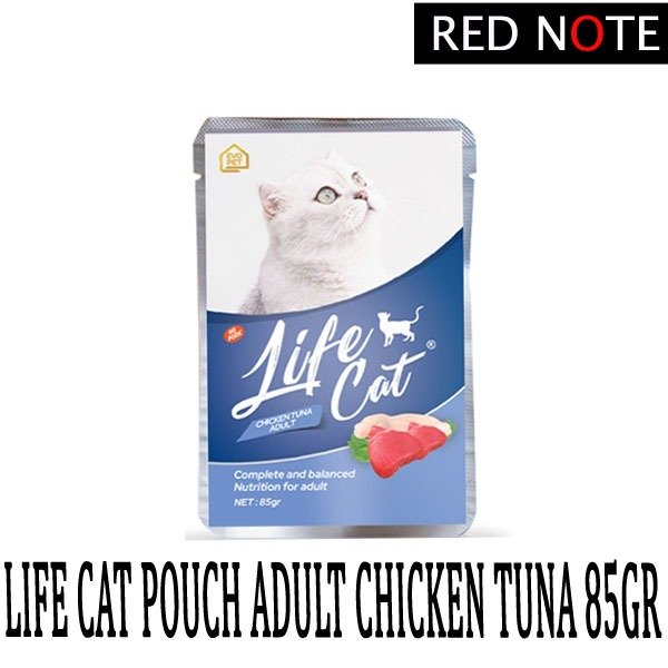 LIFE CAT Pouch Adult Chicken Tuna 85gr