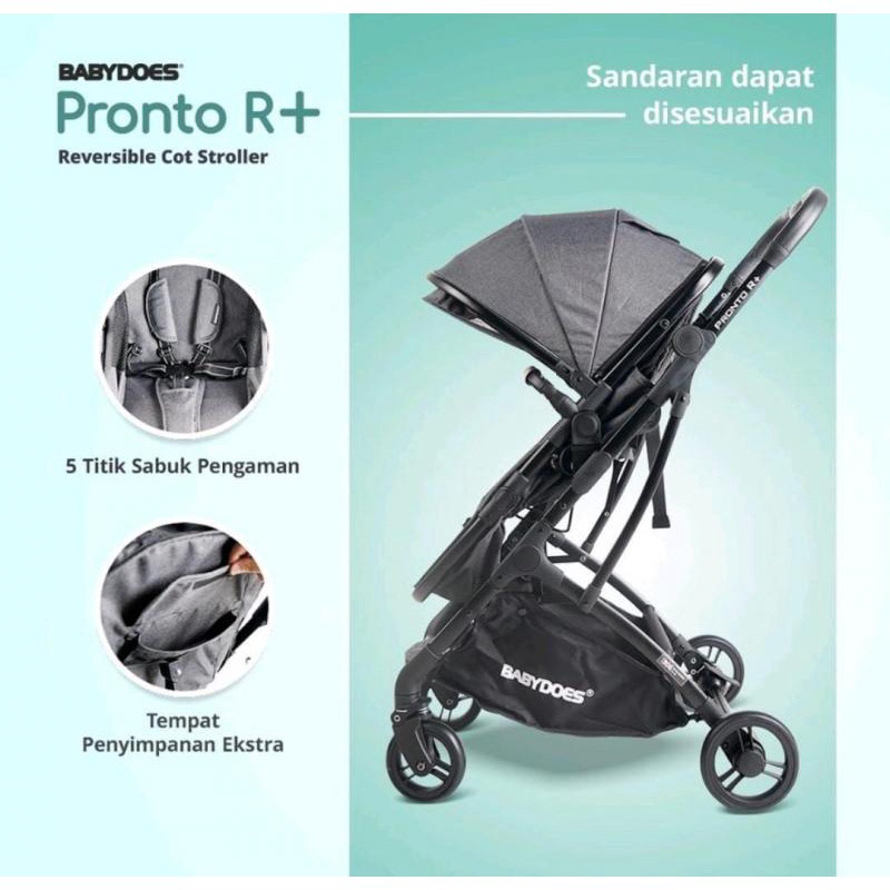 Makassar - Stroller Baby Does / BabyDoes Pronto R+ (Reversible) / Kereta Dorong Bayi