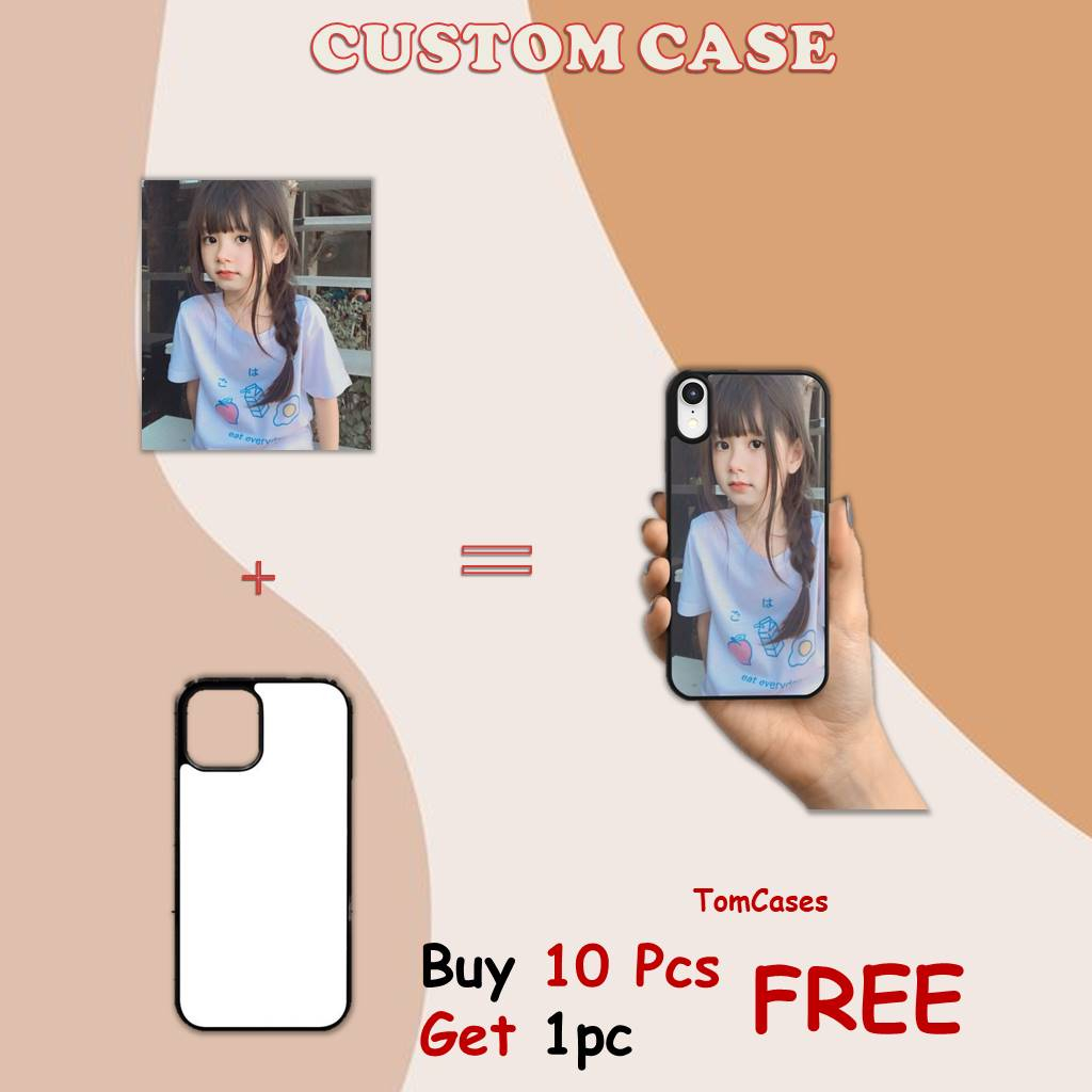 [ TOMCASES ] Custom SoftCase and Hardcase 2D glossy Custom Request Gambar Dan Foto ALL TYPE