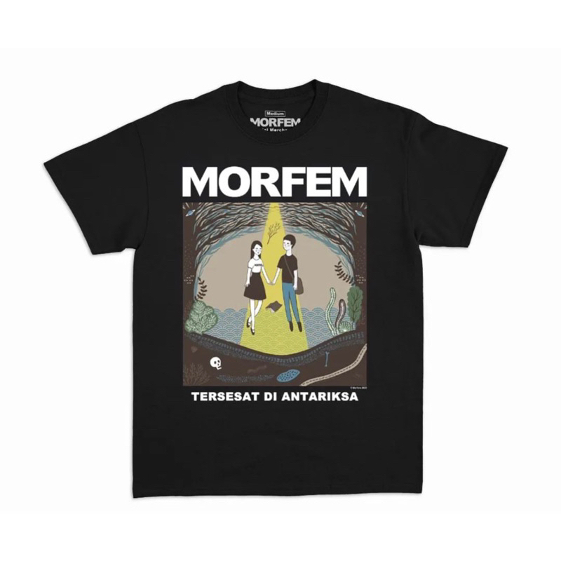 Morfem Tersesat di Antariksa Tshirt Morfem - Kaos Band Morfem
