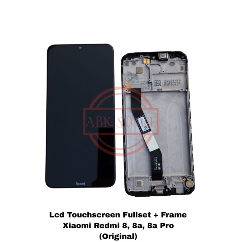 LCD TOUCHSCREEN XIAOMI REDMI 8 / 8A / 8A PRO ORIGINAL FULLSET + FRAME LCD