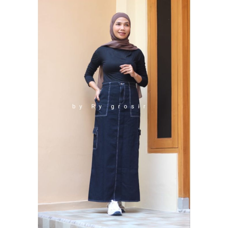 Rok Span Jeans Wash