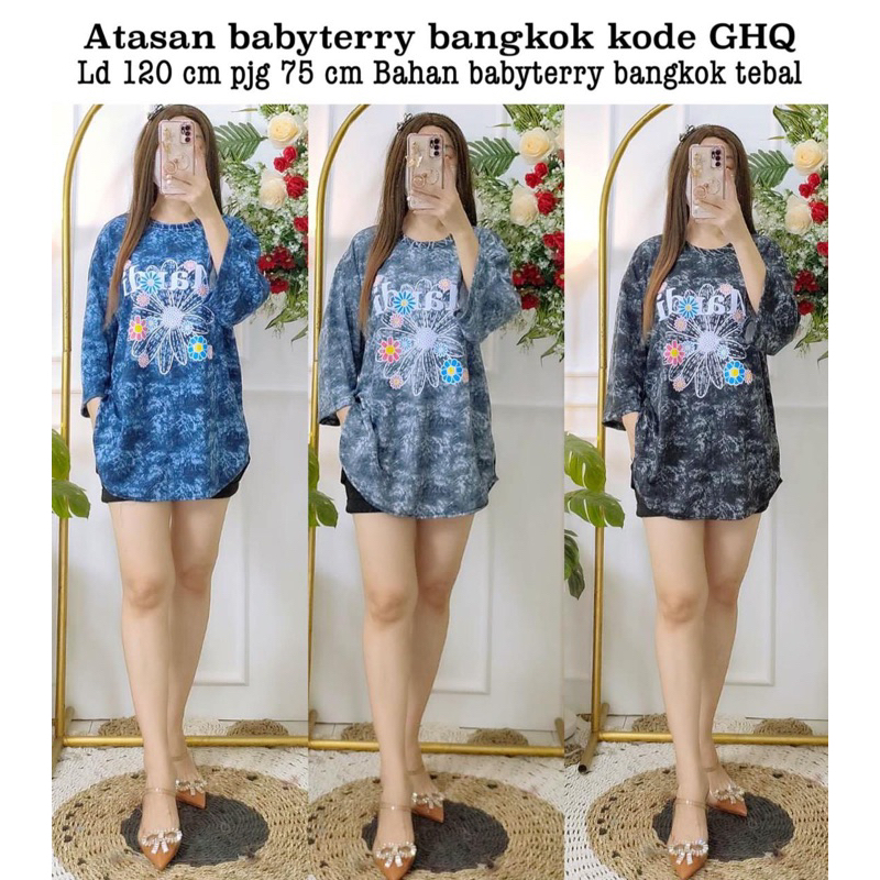 Tunik atasan babyterry bangkok ghq