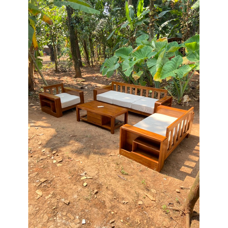 sofa ruang tamu minimalis modern kayu jati solid jepara formasi 321 lanawooden.id sofa tamu minimali