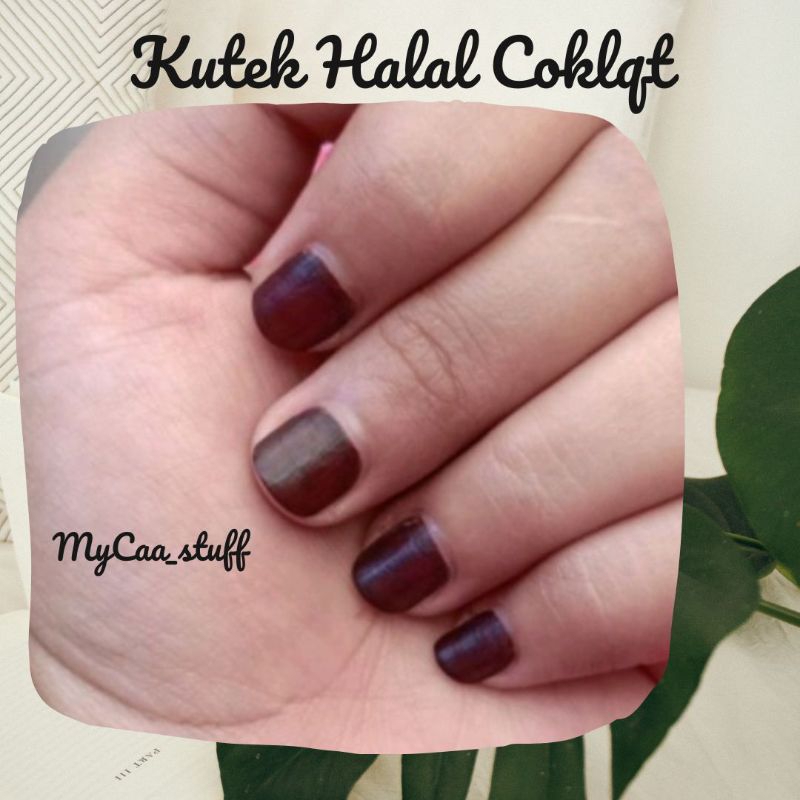 KUTEK HALAL kemasan POT/sah untuk SHOLAT banyak warna Hitam coklat merah maroon orange TANGAN PERTAM