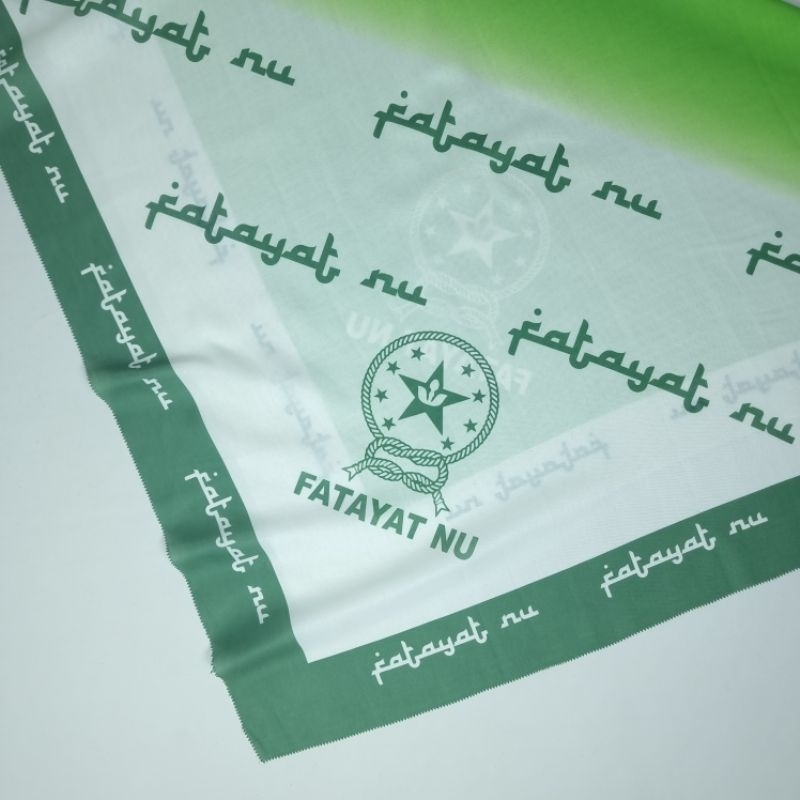 (FATAYAT NU) Shofa Fashion-Hijab Segi empat Voal motif Digital Print