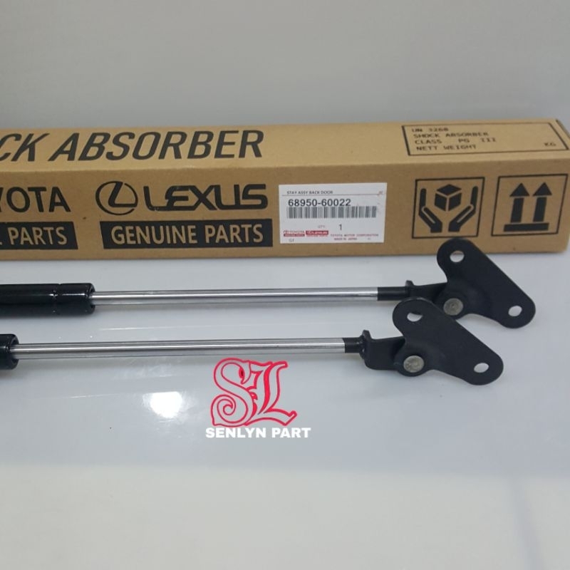 SHOCK BAGASI BELAKANG TOYOTA LANDCRUISER LAND CRUISER VX80 BARU ORI HARGA PER 1SET