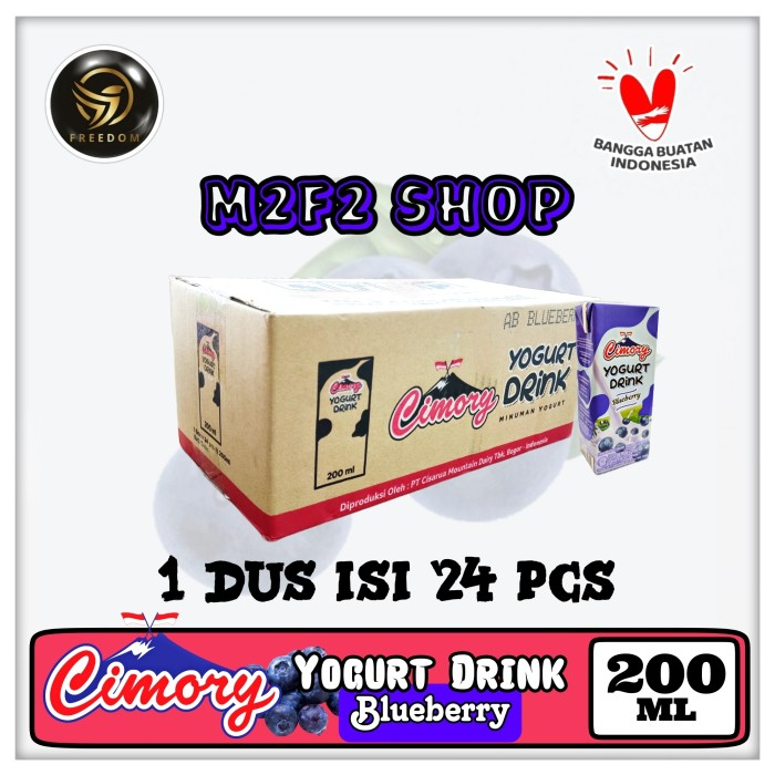 

Yogurt Cimory Drink Kotak UHT Blueberry | Blueberi - 200 ml (Kemasan Karton)