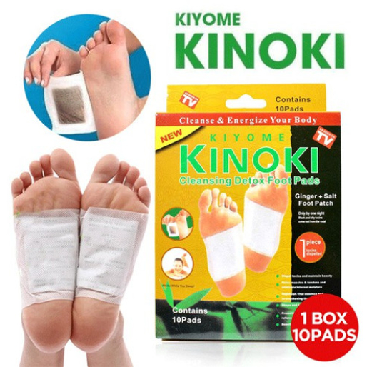 Kinoki Gold Detox Kaki Original New Packing 1 bungkus isi 10 pcs