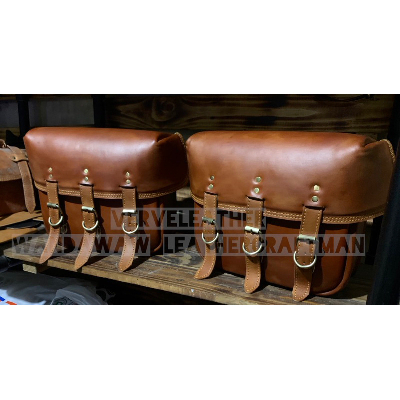 royal enfield , harley davidson , tas motor kulit , w175 , binter merzy