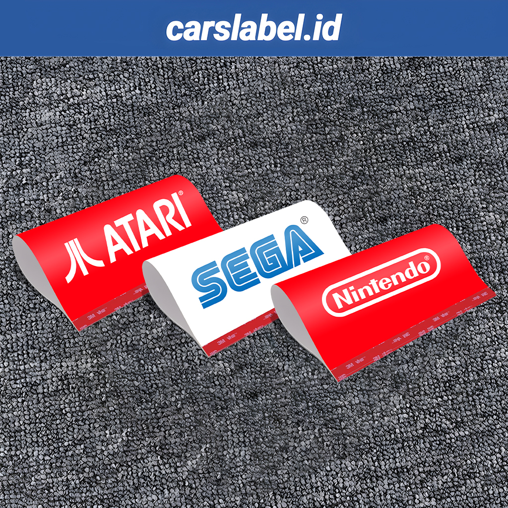 

NINTENDO - Label Tag Mobil - Variasi Penutup Pintu Bagasi - Hiasan Stiker Lego Mobil Viral