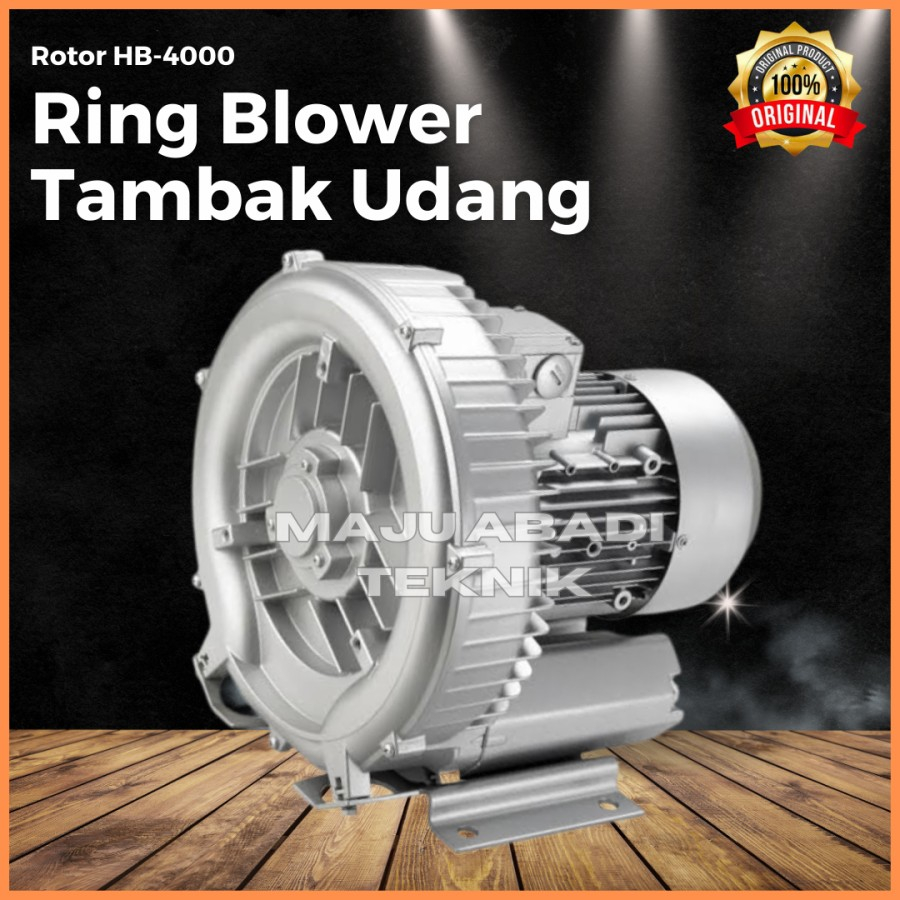 Ring blower 5.5Hp Merek ROTOR HB-4000 Blower Tambak