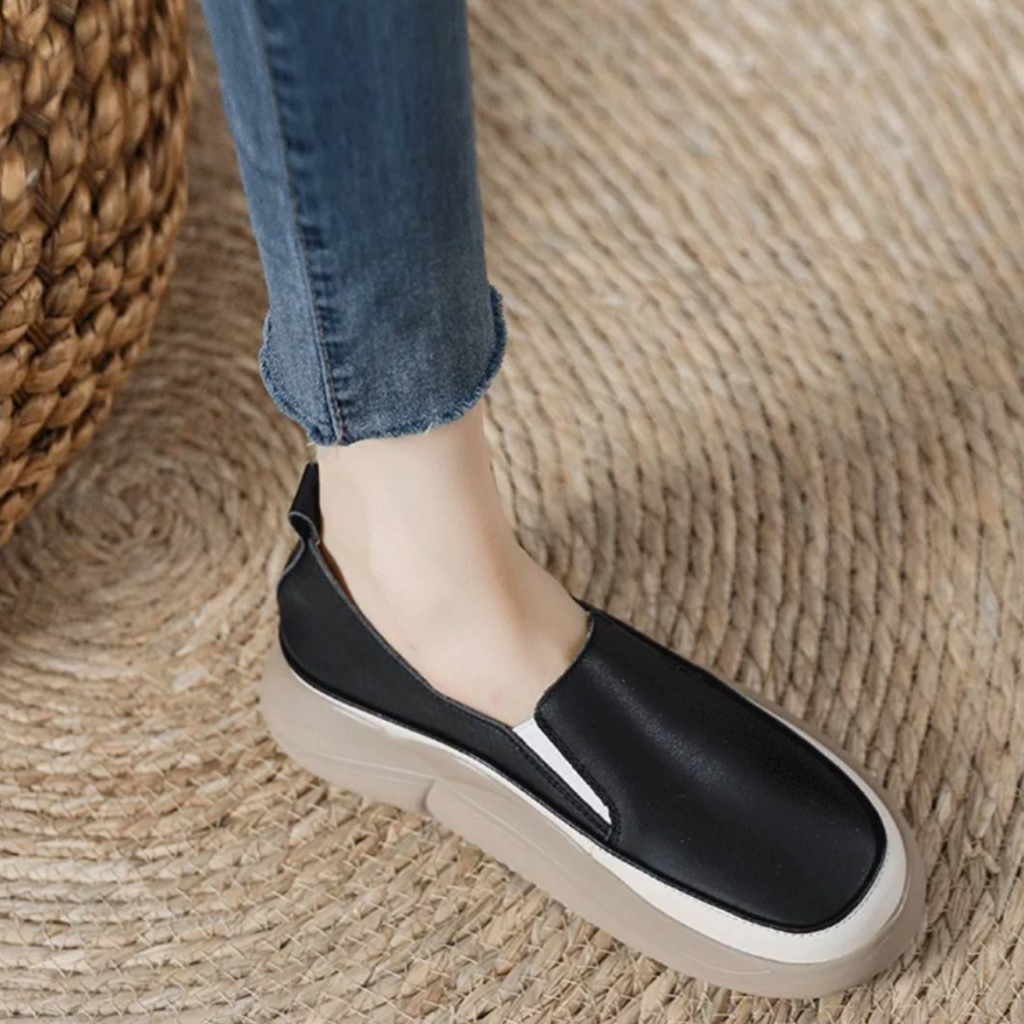 3014 Sepatu Slip On Wanita Kekinian Import