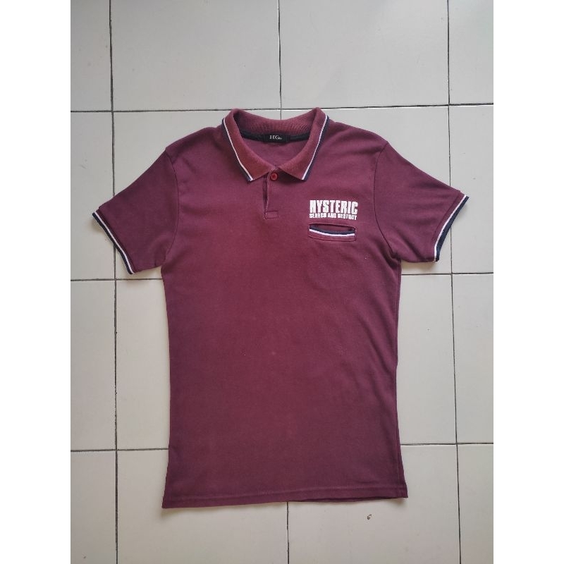 POLOSHIRT HYSTERIC GLAMOUR-HYSTERIC SEARCH AND DESTROY