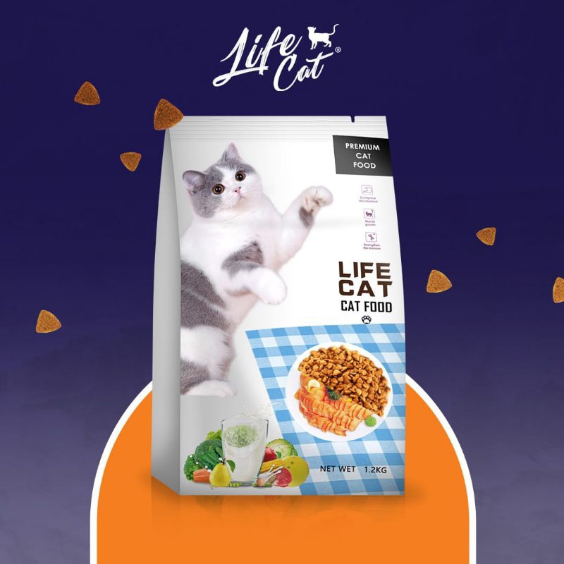 Makanan Kucing Dewasa Promo Life Cat Dryfood Repack Paket 10kg (Ekspedisi) makanan kucing dewasa life cat