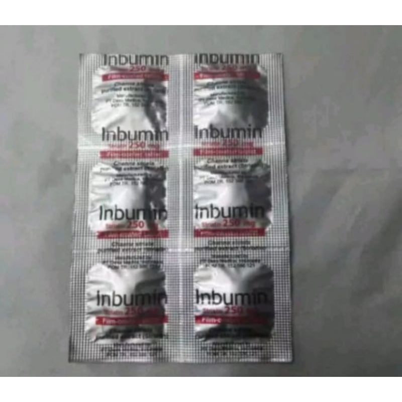 inbumin 250mg // strip