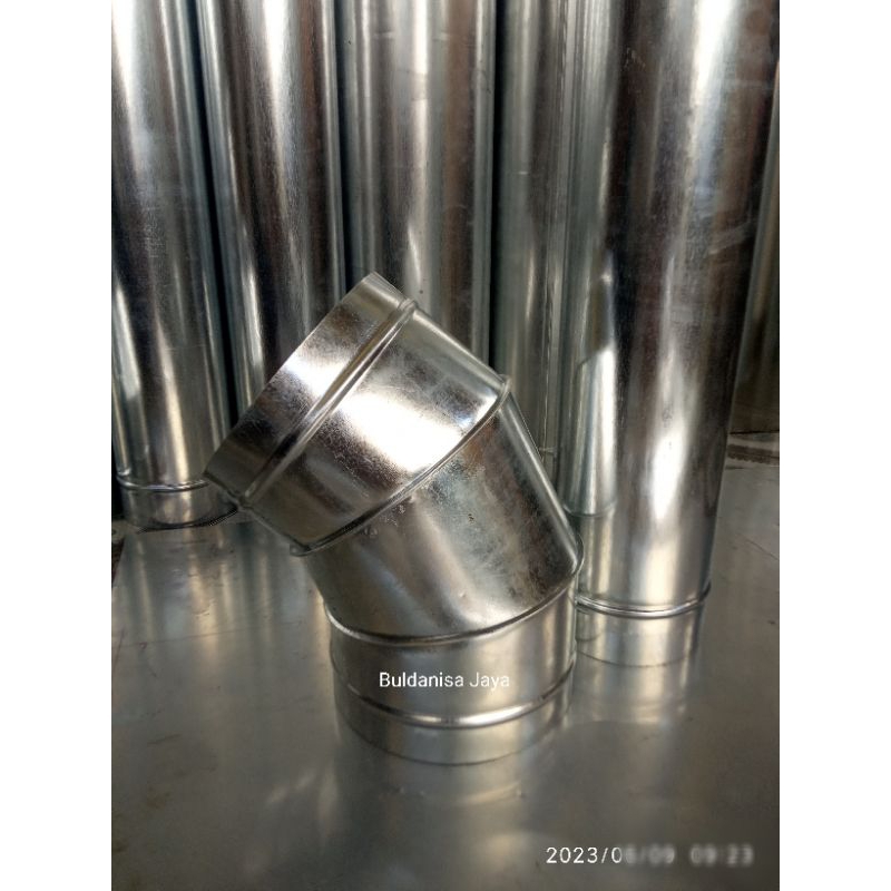 Elbow Ducting 8 Inch 45° Drajat