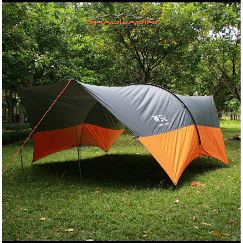 Set Awning Tiang Flysheet Camping Canopy Dome Tenda Dhualagiri Waterproof Outdoor