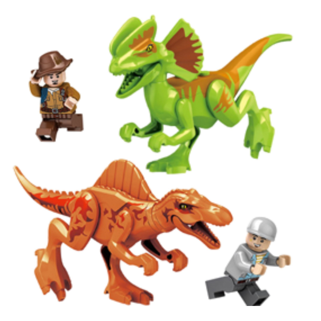 Mainan Block Dinosaurus JZ12080 Mainan Balok Susun Bricks Block Dinosaurus Mainan Dinosaurus Puzzle Dinosaurus