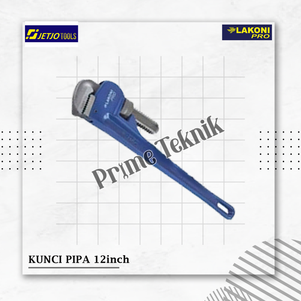 Kunci Pipa 12" Jetjo Lakoni Pro Pipe Wrench 12 Inch Kunci Ledeng