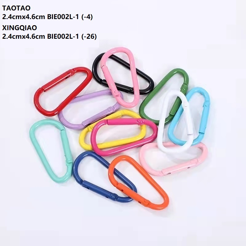 Kait Tas/Carabiner Besi Warna Warni Harga/5pc