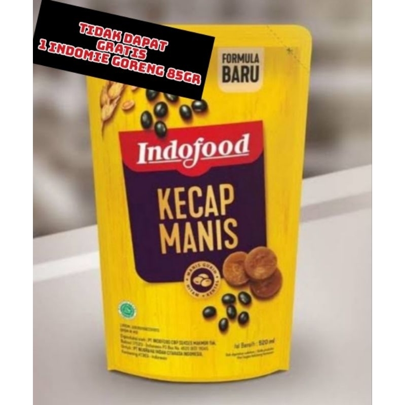 

Indofood kecap manis pouch 520ml