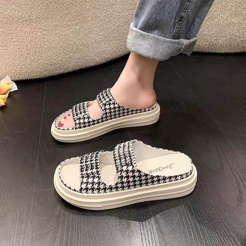 GROSIRTAS TG1719 Sepatu Slip On Wanita Sepatu Flatbed Wanita Import Fashion Korea