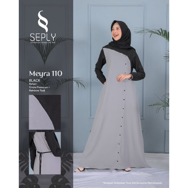 Seply Gamis Meyra 110 (Navy, Black, Maroon)