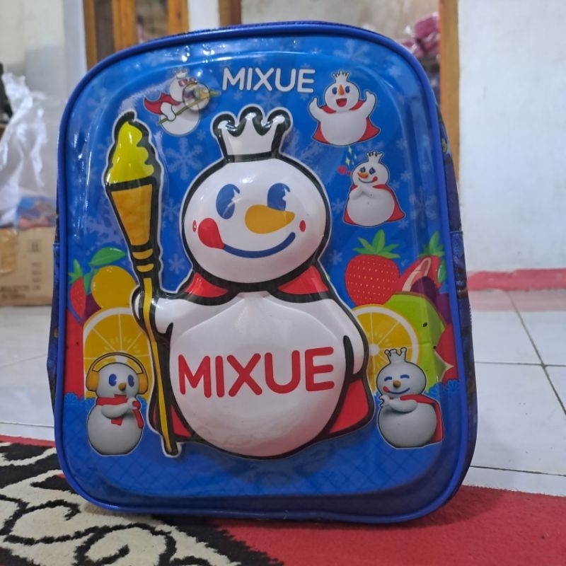 Tas Ransel sekolah motif MIXUE anak cowo berLED