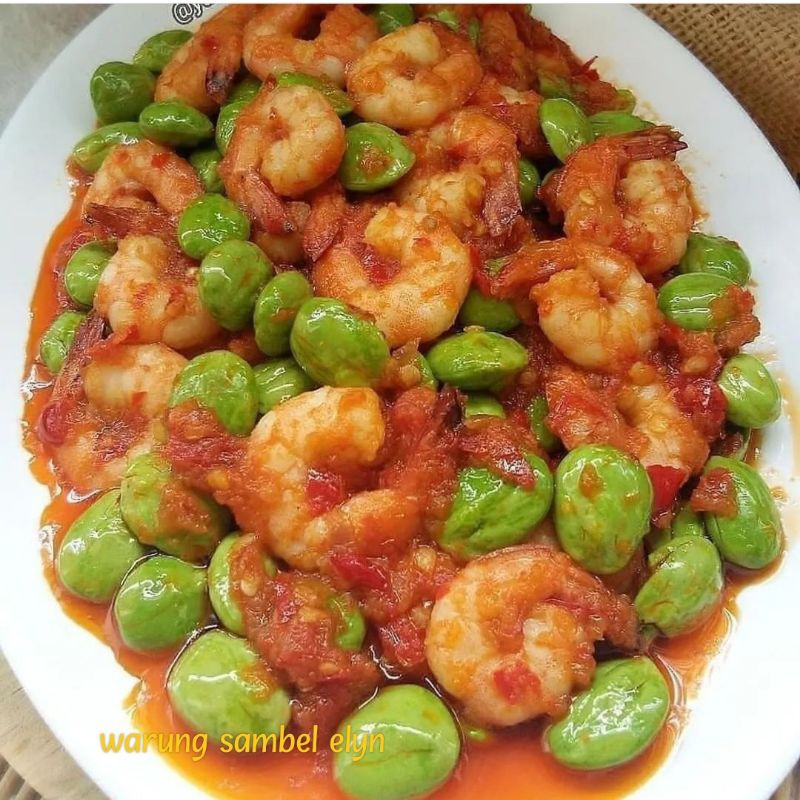 

sambel udang pete