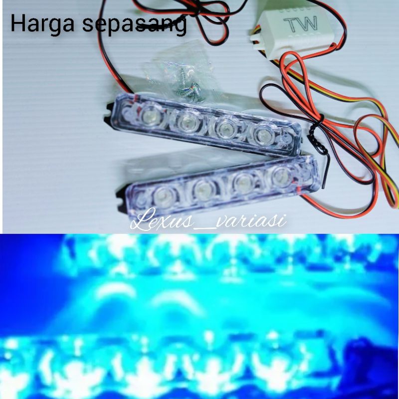 sepasang lampu LED signal fatwal variasi signal fatwalflash