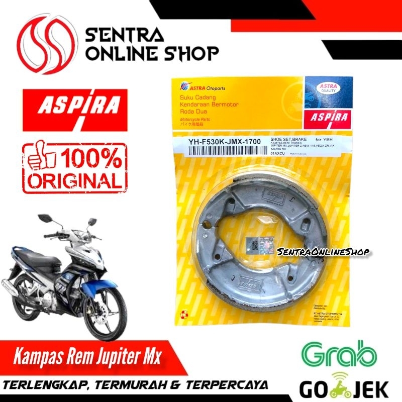 Kampas rem belakang jupiter mx vixion original aspira