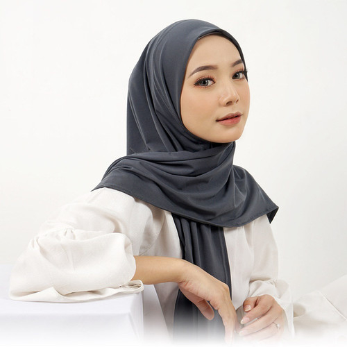 JILBAB SEGIEMPAT INSTAN JERSEY/JILBAB SEGITIGA INSTAN JERSEY PREMIUM
