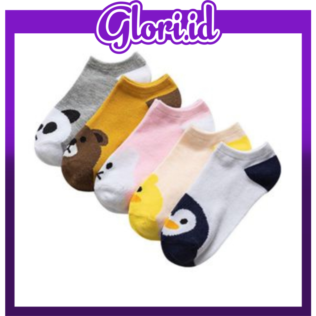 GLORI.ID Kaos Kaki Motif Karakter Beruang / Kaos Kaki Pria Wanita KK134