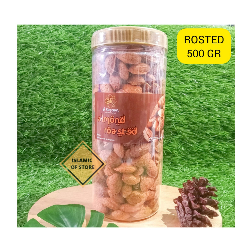 

Kacang Almond Roasted Milk Flavour 500gr Original TERMURAH