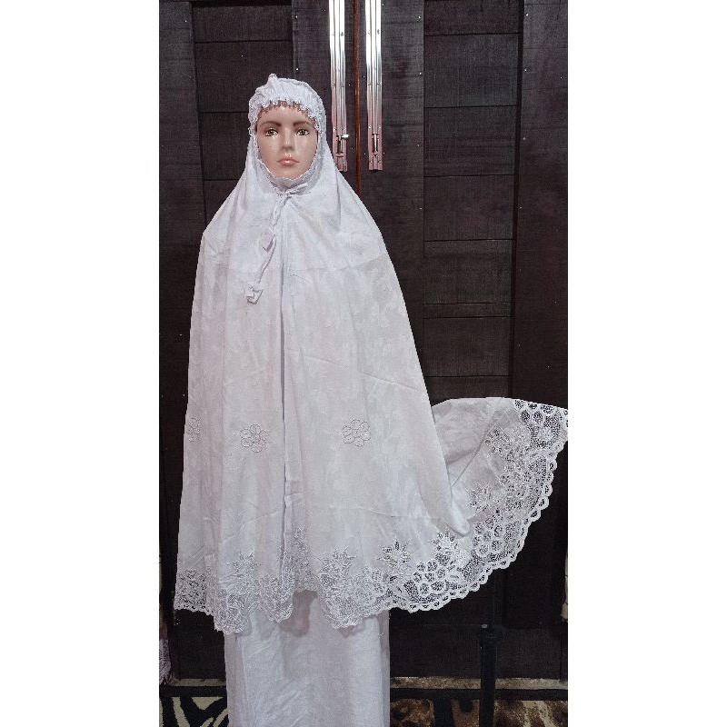 mukena katun rubia kerancang keliling