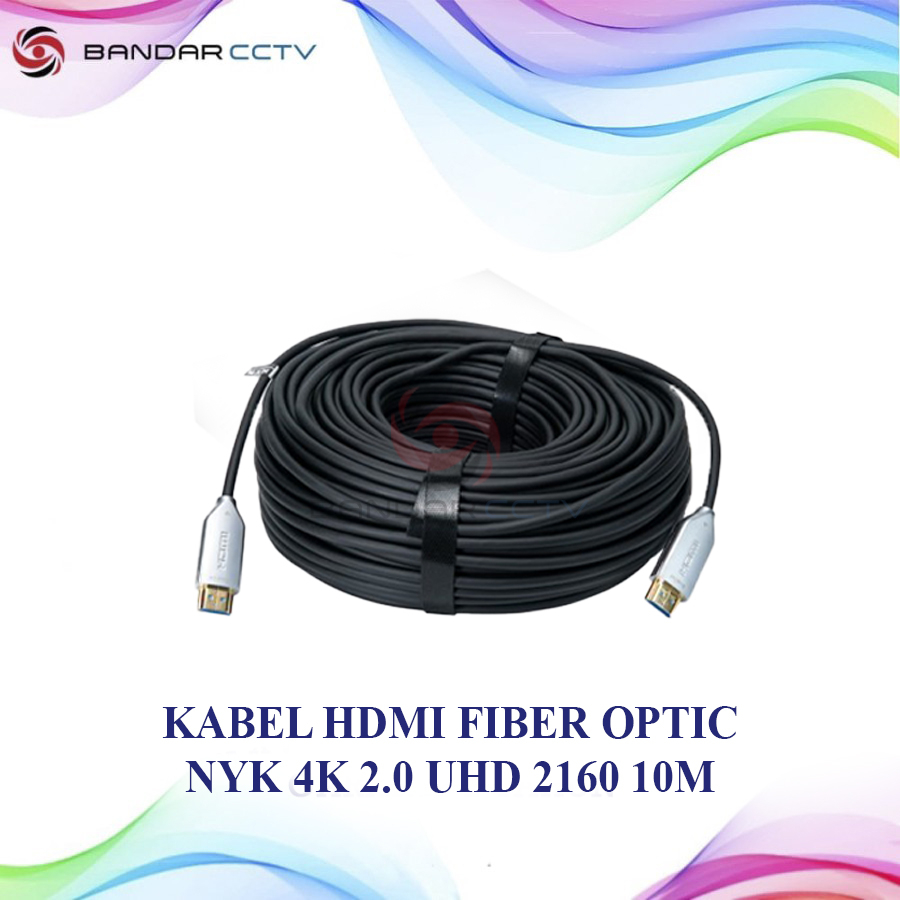 Kabel HDMI Fiber Optic NYK 4K 2.0 UHD 2160 10m