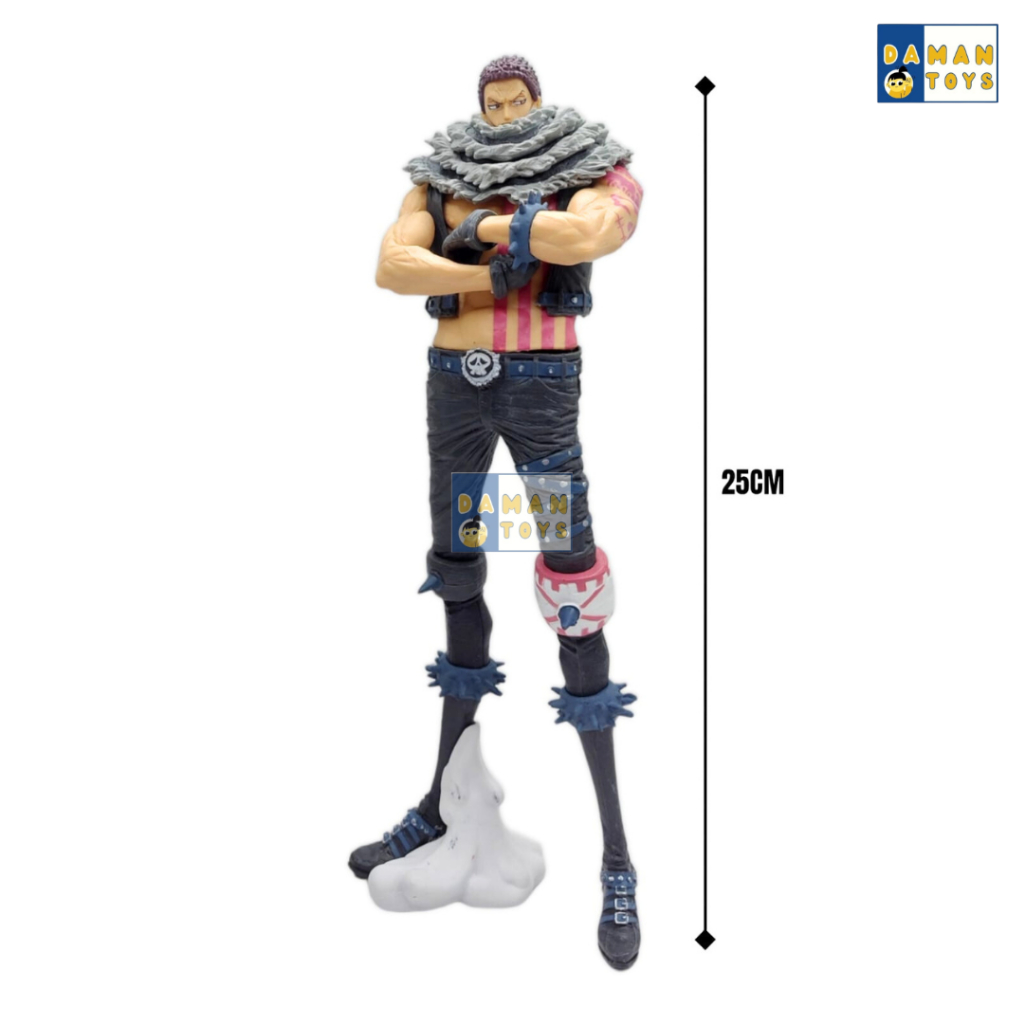 Action Figure Anime Charlotte Katakuri Battle Record One Piece King of Shapes Grandista PVC