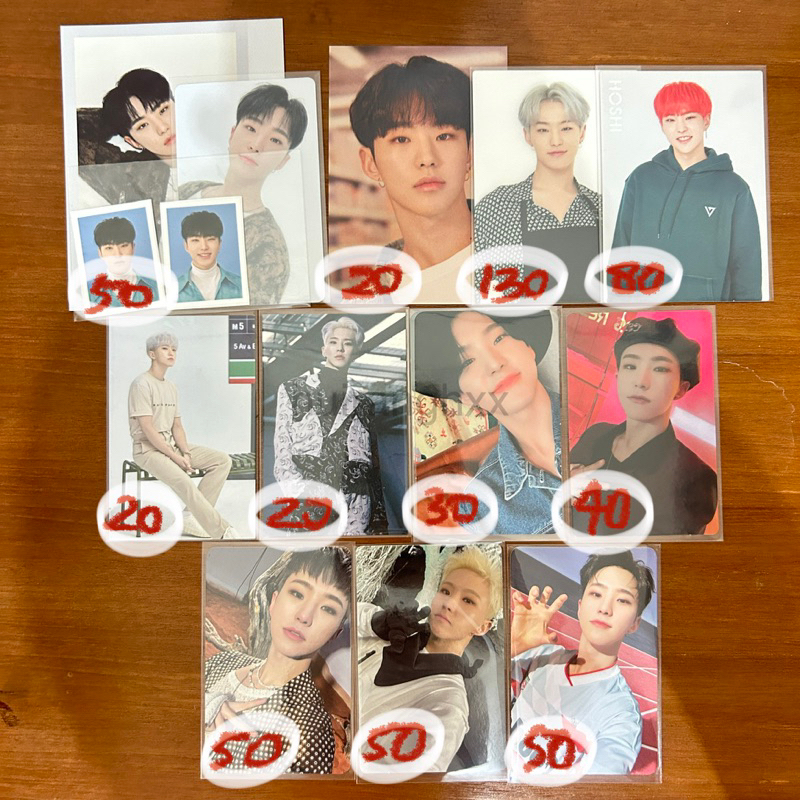 [READY STOCK] HOSHI pc tc postcard stixker holo cafe 2020 hybe insight jat hoodie m caratland 2021 s