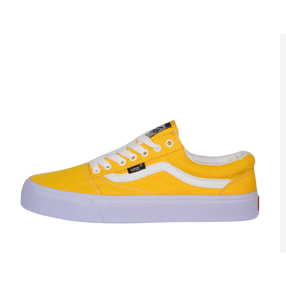 Sepatu vans pria old skool polos kuning sneakers wanita kanvas buat gaya terbaru 2023