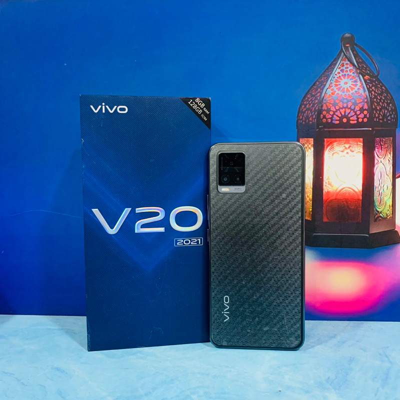 VIVO V20 2021 8/128GB SECOND FULLSET BEKAS GARANSI RESMI
