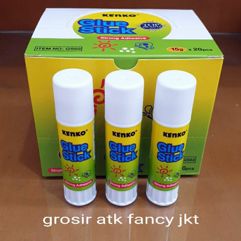 

Lem Kertas Glue Stick Kenko 15 gr GS02 Sedang
