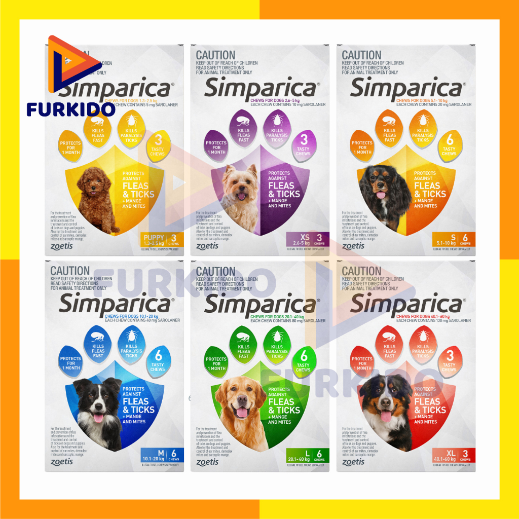 Simparica for Dog / Pembasmi Kutu Hewan Anjing